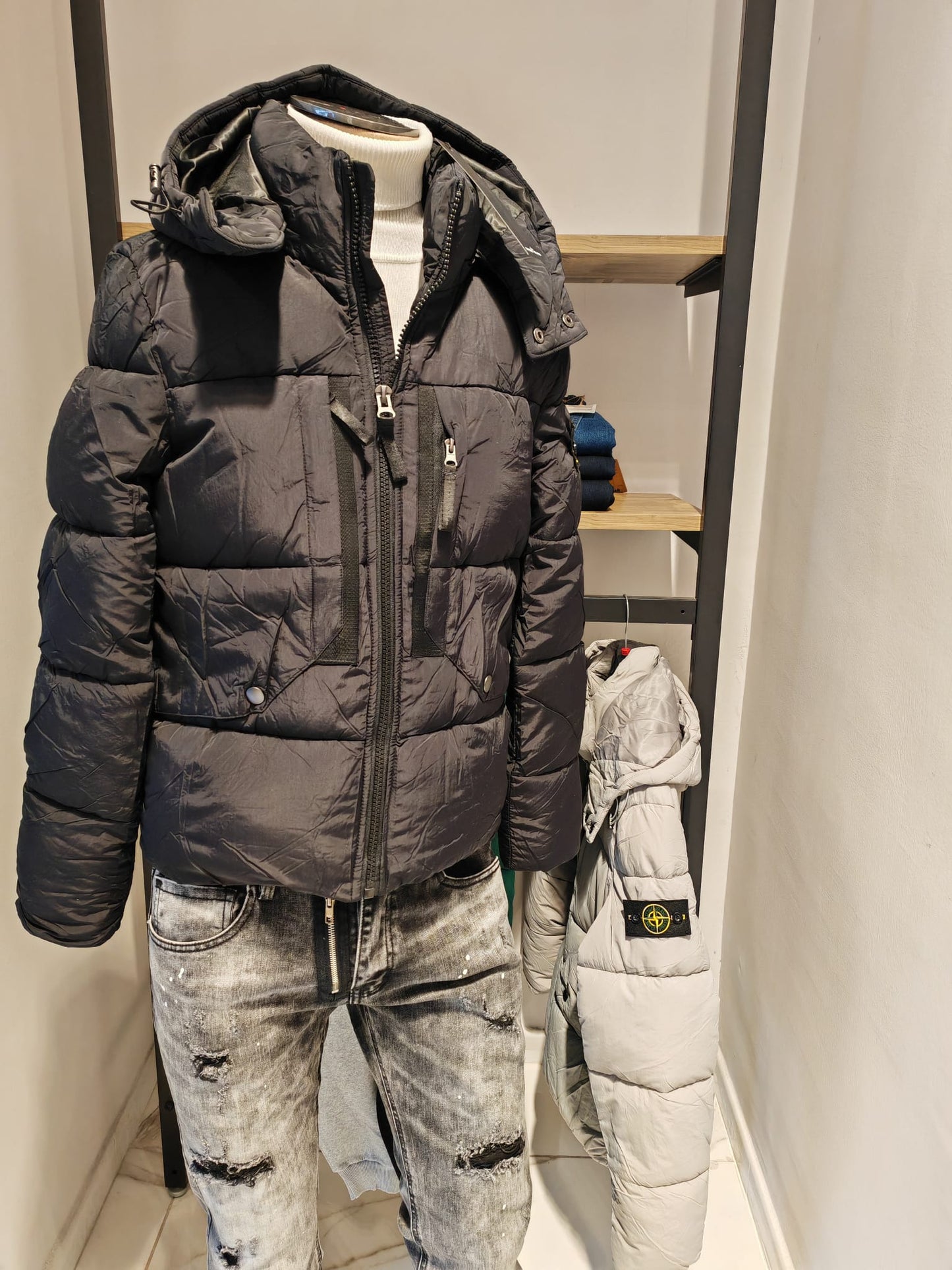 Stone Island Nylon Metal In Econyl Giacca con cappuccio Da Uomo