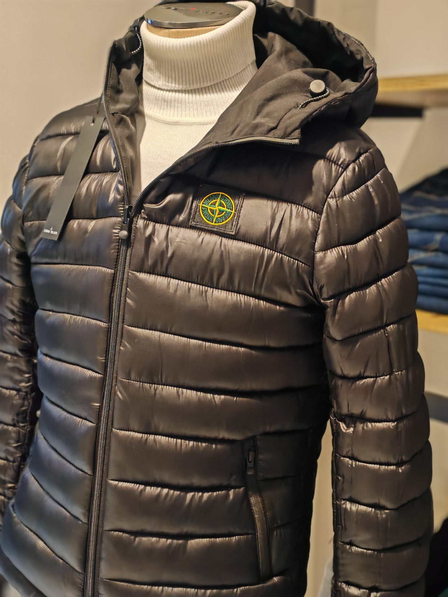 Stone Island Piumino Double Face Da Uomo