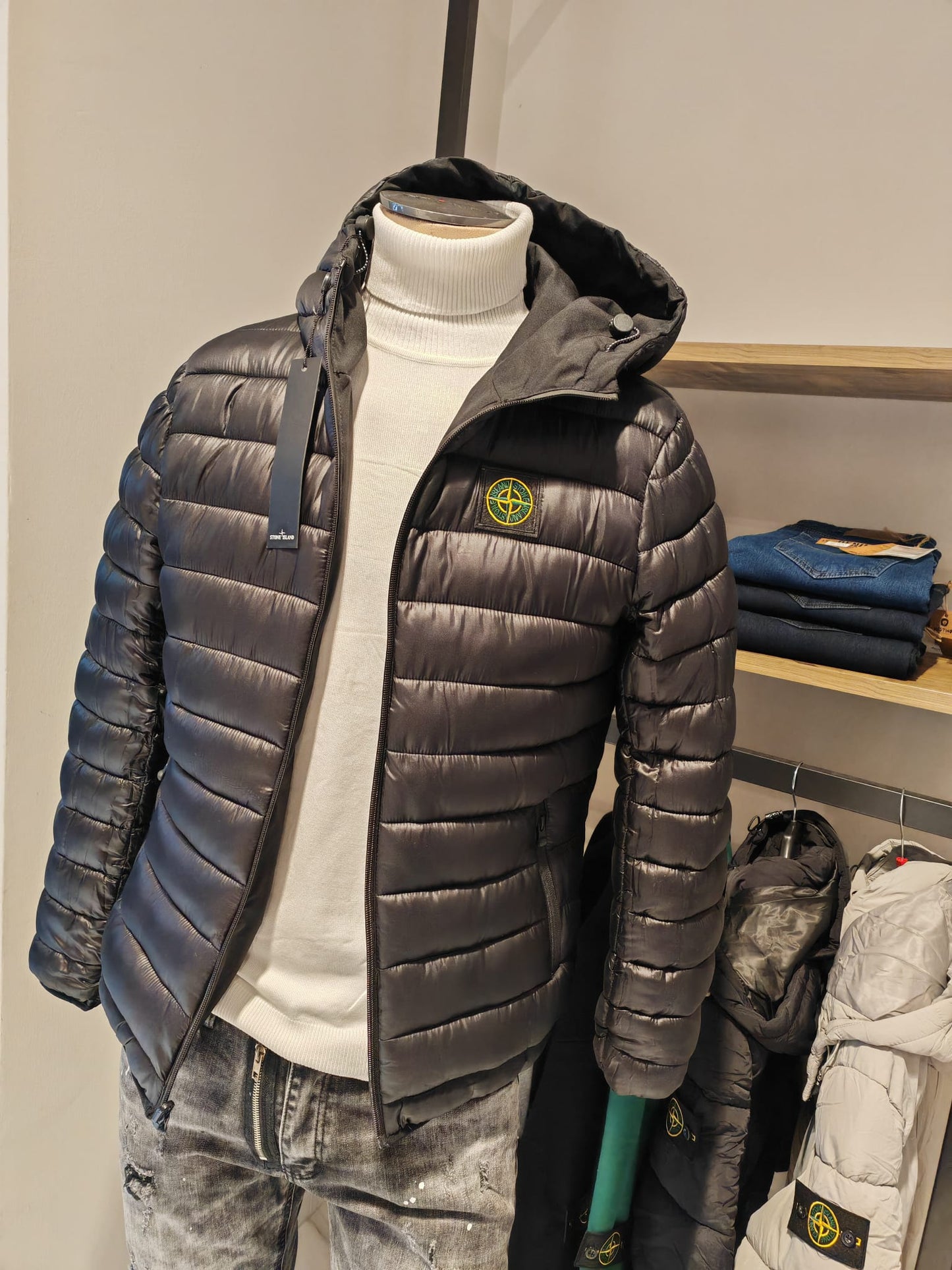 Stone Island Piumino Double Face Da Uomo