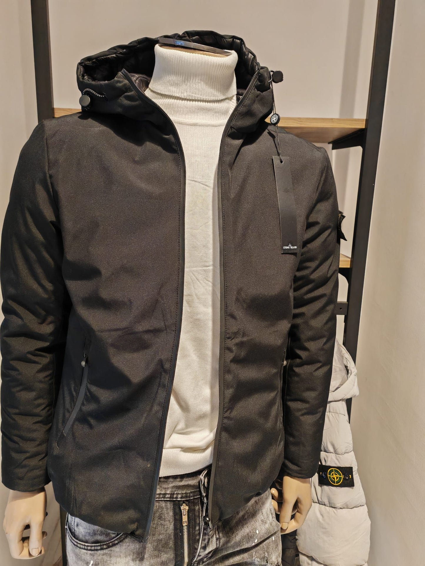 Stone Island Piumino Double Face Da Uomo