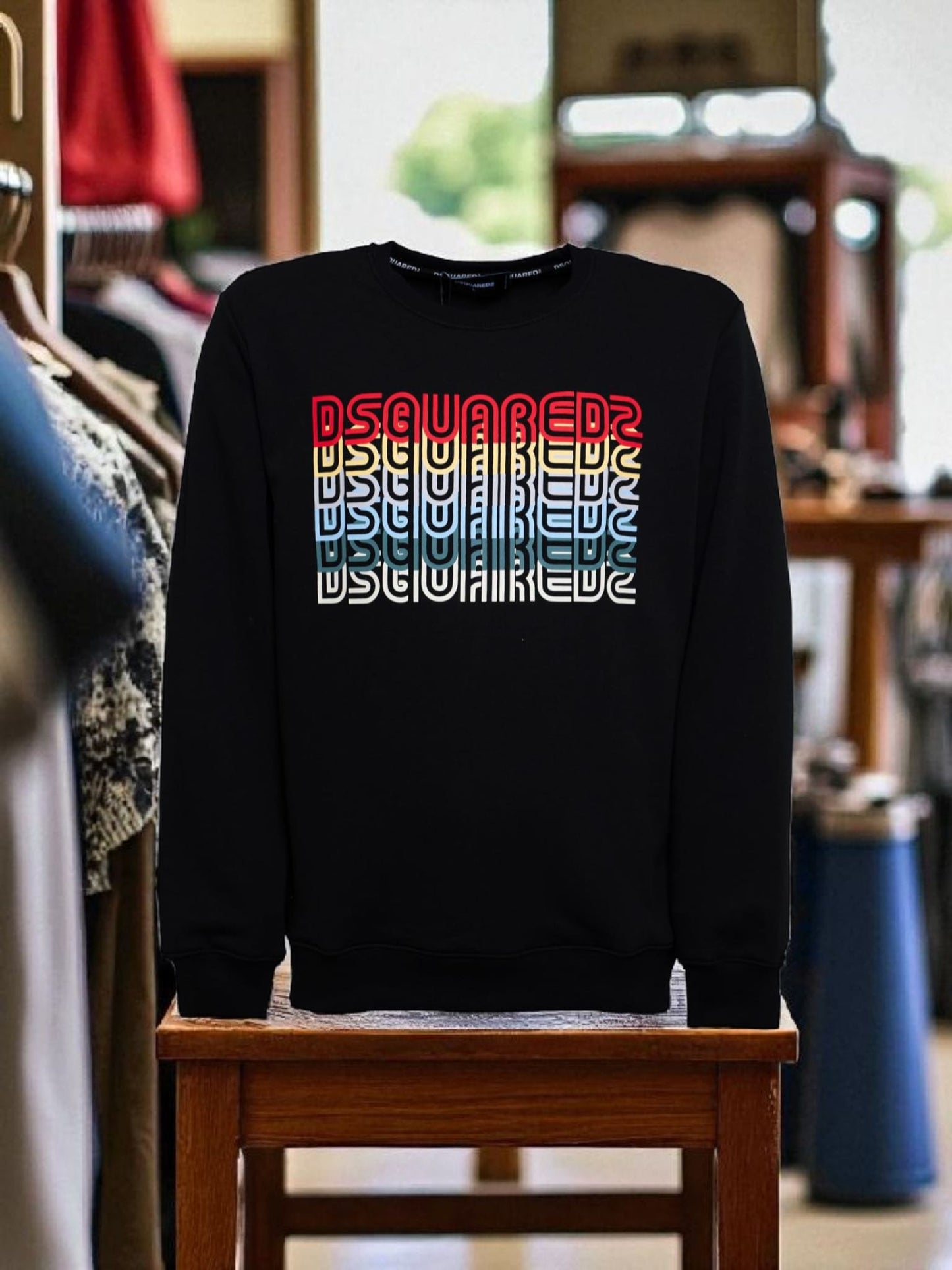 Dsquared2 Felpa Girocollo DIANA FIT Con Stampa Logo Unisex