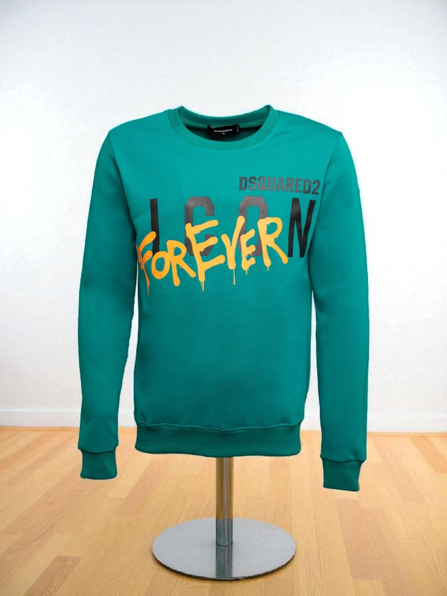 DSQUARED2 Felpa Icon Forever Dsquared2 in cotone con logo Unisex