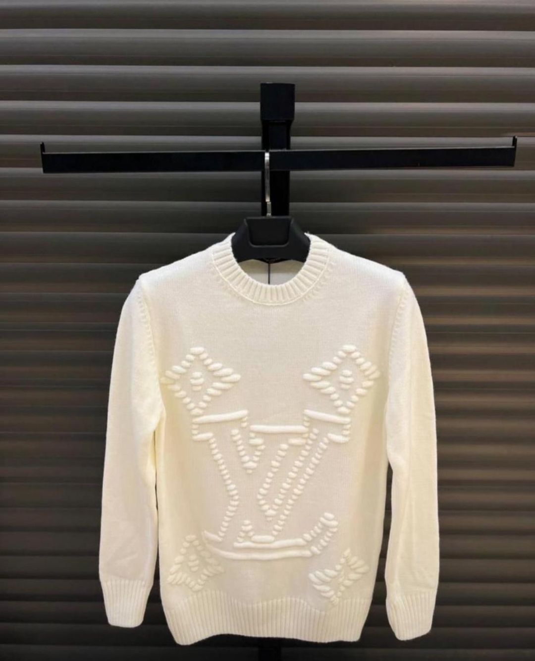 Yves Saint Laurent Pullover girocollo in lana e seta