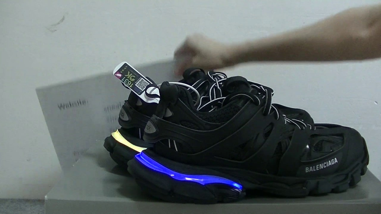 Balenciaga Track Oversized Runner Nero sbiadito