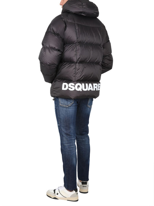 DSQUARED PIUMINO IMBOTTITO IN NYLON CON LOGO