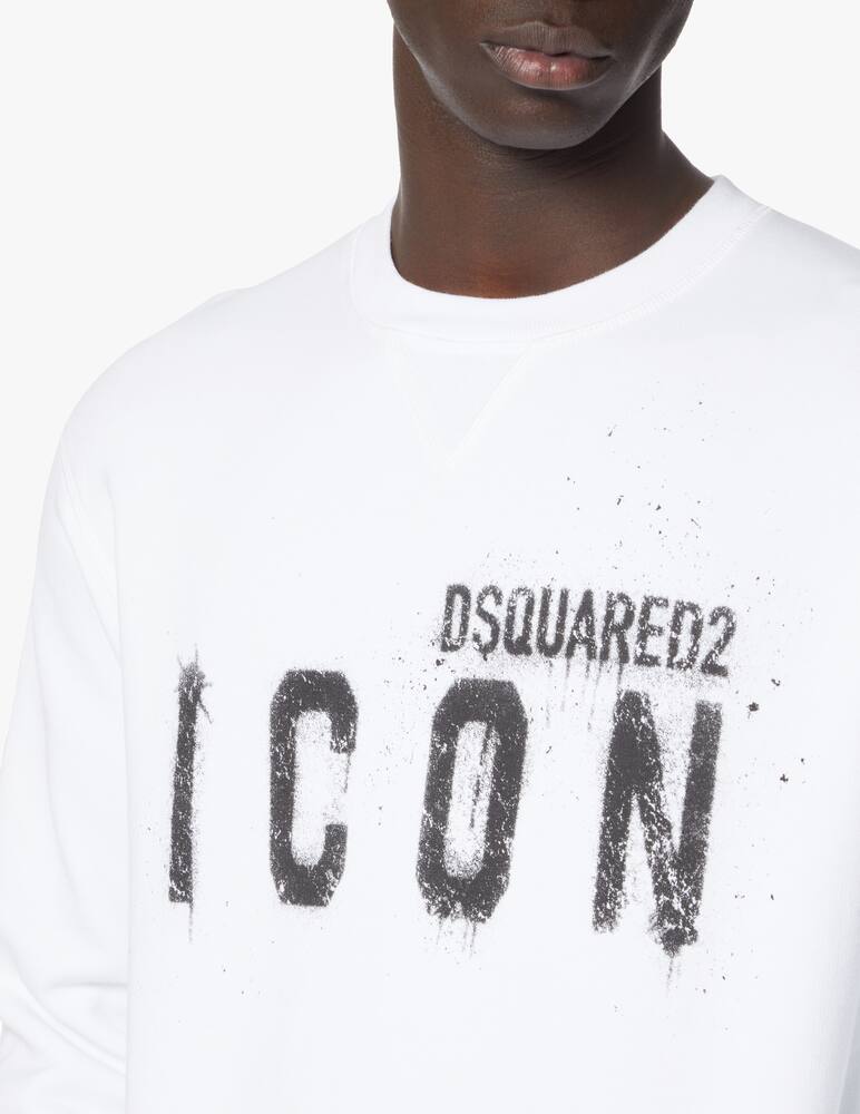 Dsquared2 Felpa girocollo icon spray - Unisex