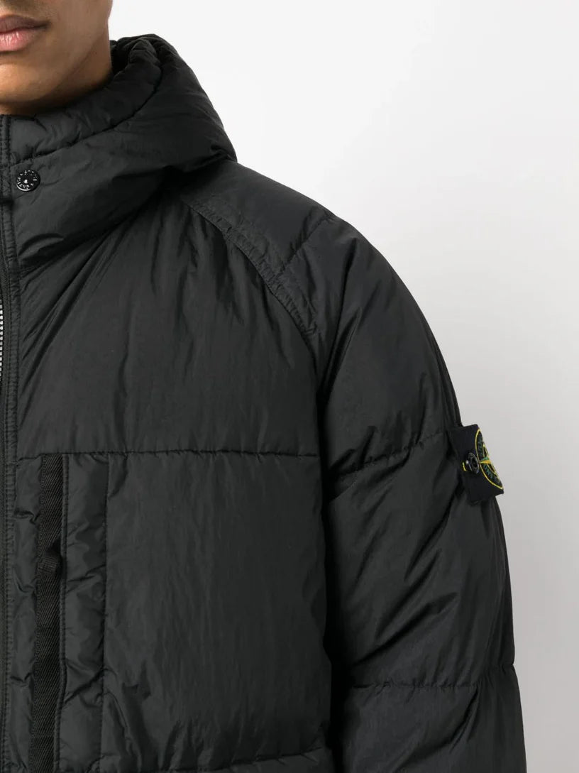 Stone Island PIUMINO IN POLIAMMIDE NERA