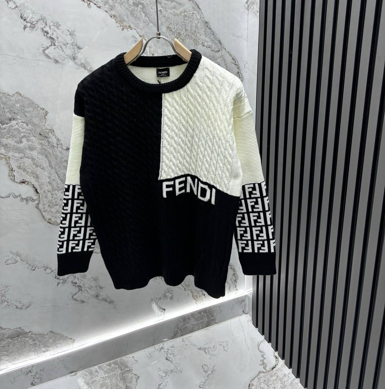 Fendi Maglione con logo FF