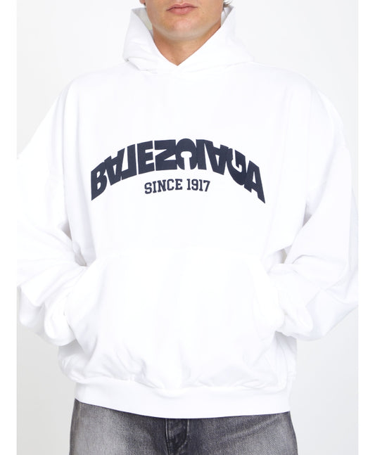 BALENCIAGA Felpa con logo Back Flip unisex