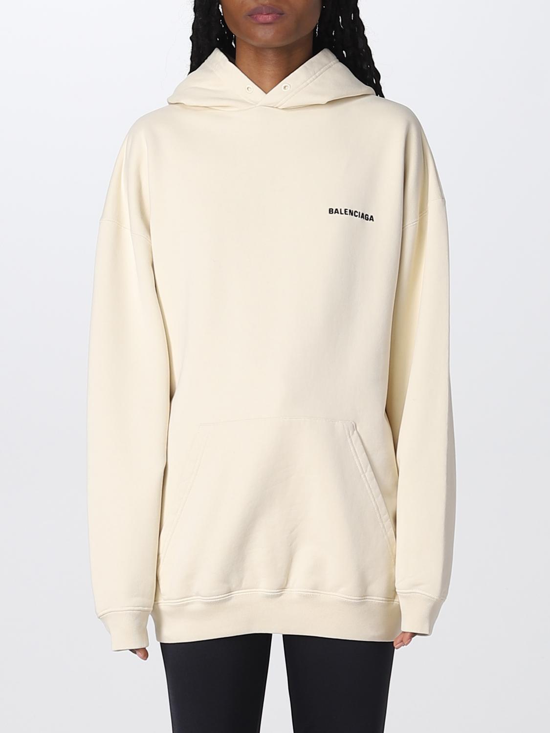 BALENCIAGA Felpa Logo Medium Fit Unisex