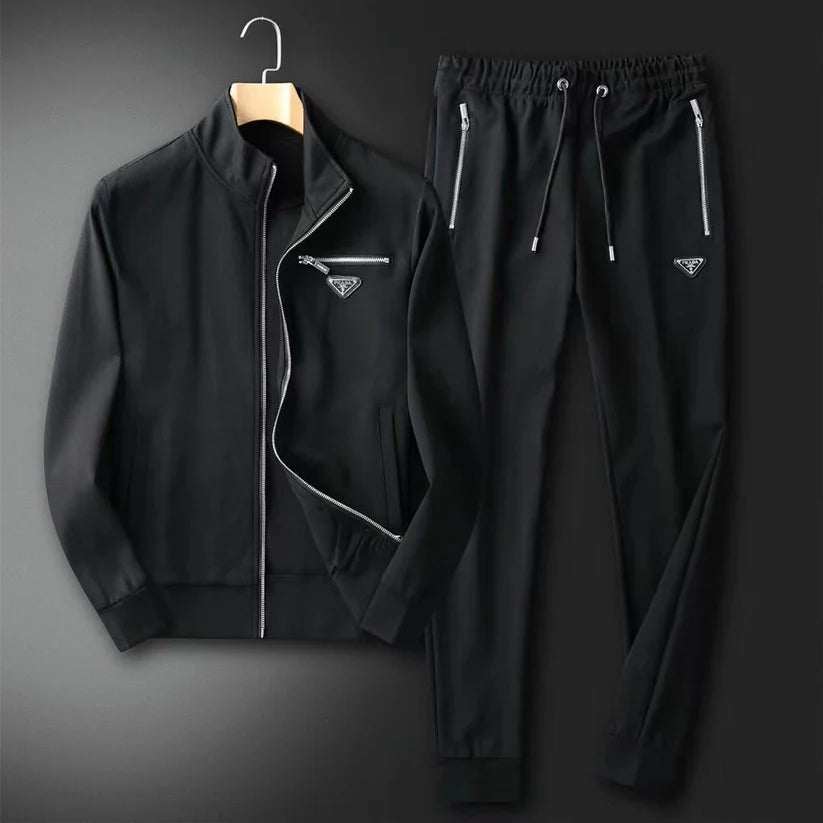 PRADA Ultimo set da jogging nero per uomo