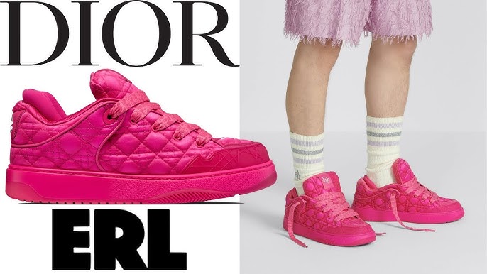Dior B9S Skater ERL Nero Pelle di vitello Cannage trapuntata Da Donna Vari Colori