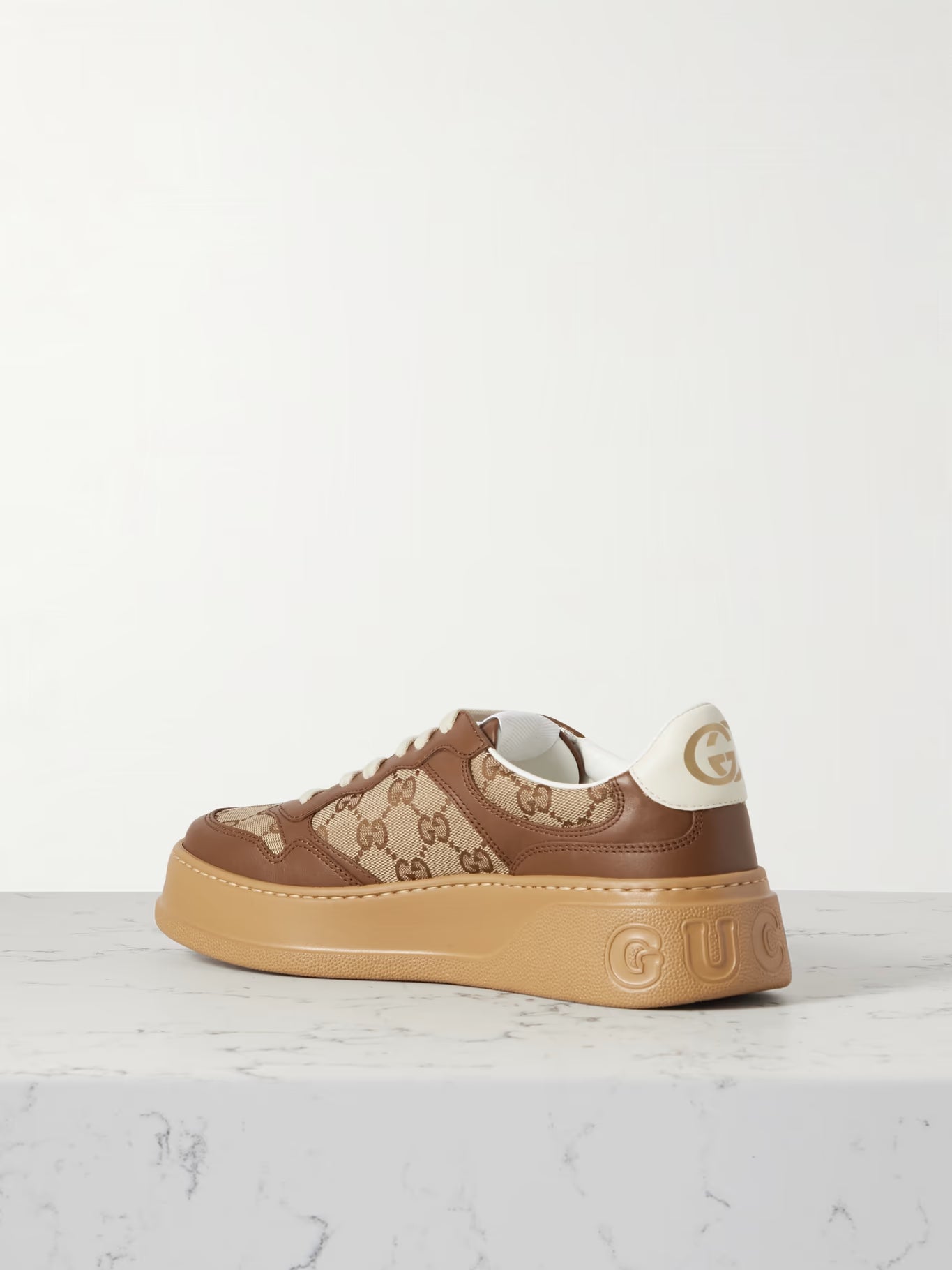GUCCI Sneakers in pelle e tela GG Unisex