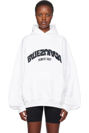 BALENCIAGA Felpa con logo Back Flip unisex